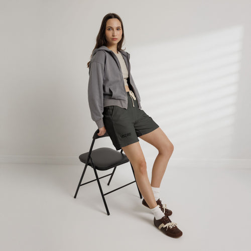 Vozirak Script Logo Sweat Shorts | Fleece Athletic Lounge